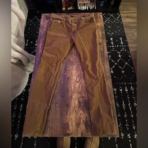 Brown J. Crew Factory Corduroy Pants